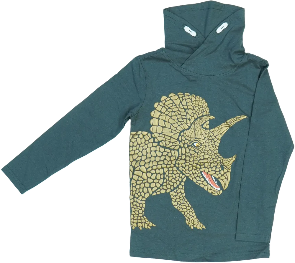 Zöld DopoDopo Hosszú ujjú felső EU 128 / UK 8 év / US 8 év/M