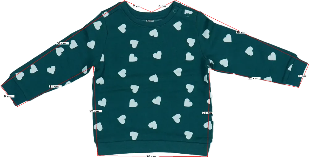 Zöld DopoDopo Pulóver EU 80 / UK 9-12 hónap / US 12 hónap