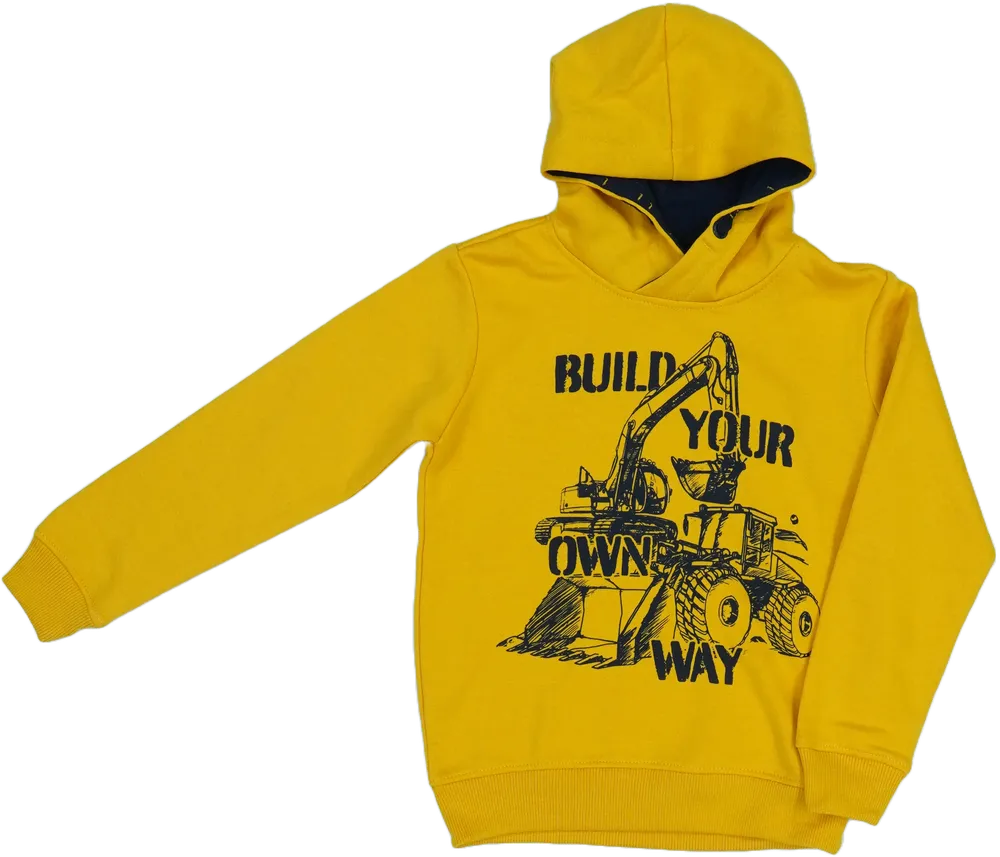 Sárga DopoDopo Kapucnis pulóver EU 128 / UK 8 év / US 8 év/M