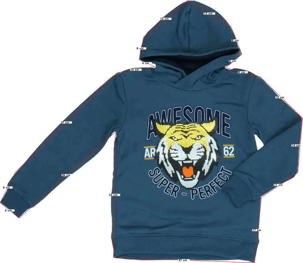 Kék DopoDopo Kapucnis pulóver EU 98 / UK 3 év / US 3T