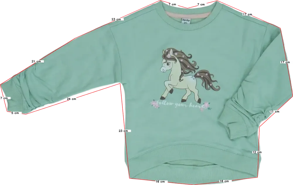 Zöld DopoDopo Pulóver EU 104 / UK 4 év / US 4T/XS