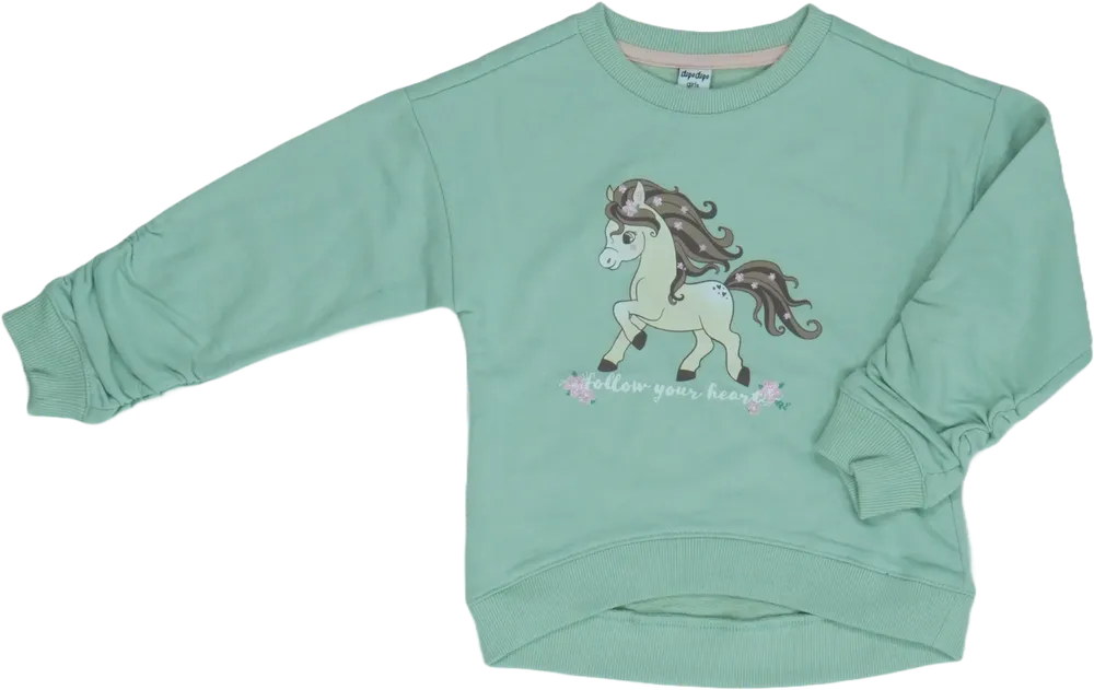 Zöld DopoDopo Pulóver EU 104 / UK 4 év / US 4T/XS