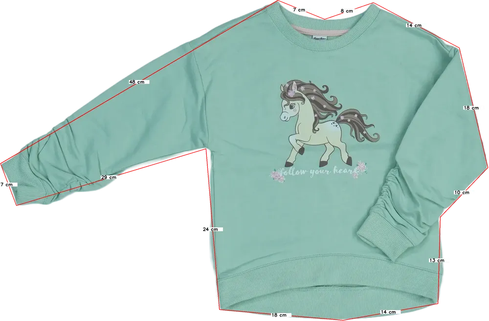 Zöld DopoDopo Pulóver EU 110 / UK 5 év / US 5 év/XS