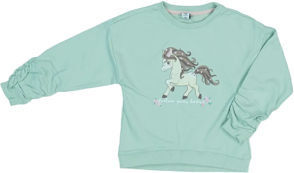 Zöld DopoDopo Pulóver EU 128 / UK 8 év / US 8 év/M