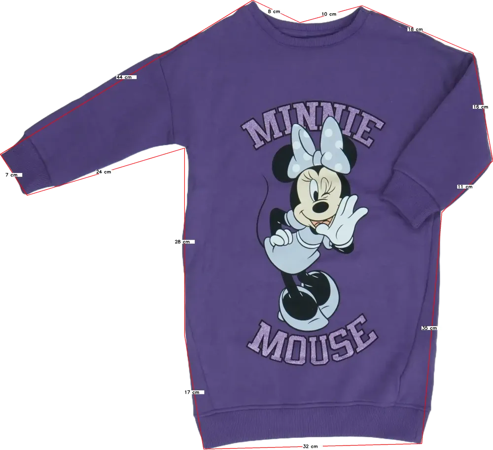 Lila Disney Pulóver EU 98 / UK 3 év / US 3T