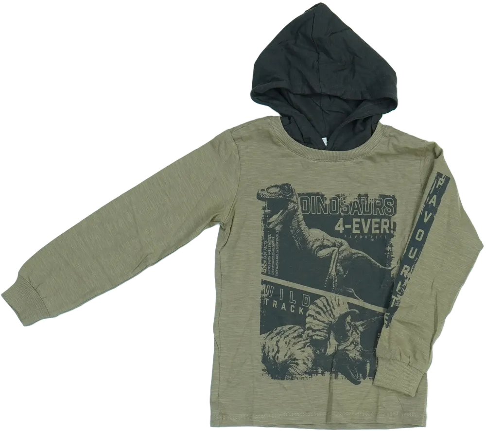 Zöld DopoDopo Hosszú ujjú felső EU 116 / UK 6 év / US 6 év/S