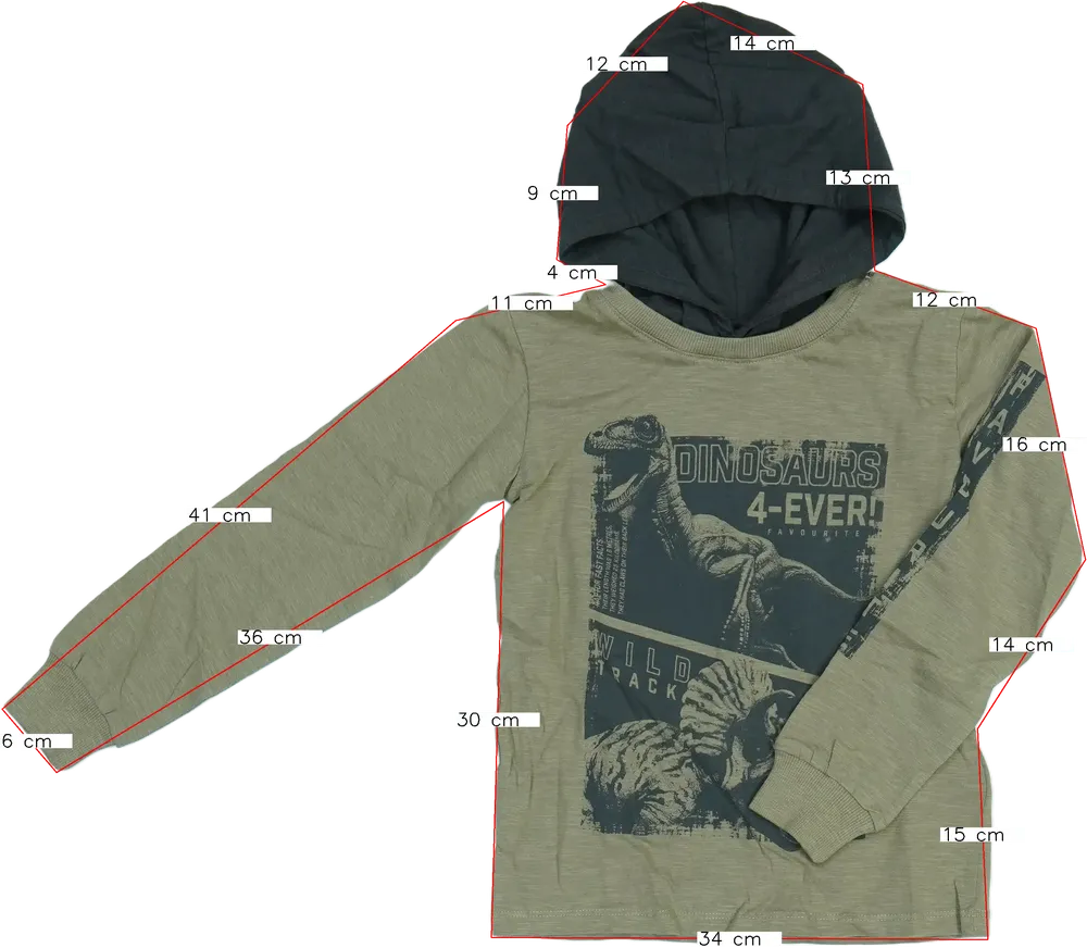 Barna DopoDopo Hosszú ujjú felső EU 122 / UK 7 év / US 7 év/M