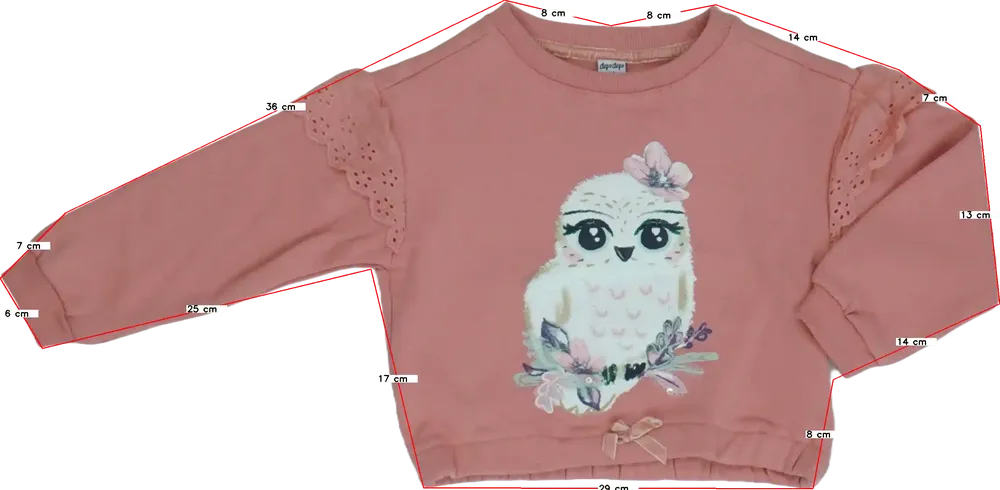 Rózsaszín DopoDopo Pulóver EU 98 / UK 3 év / US 3T