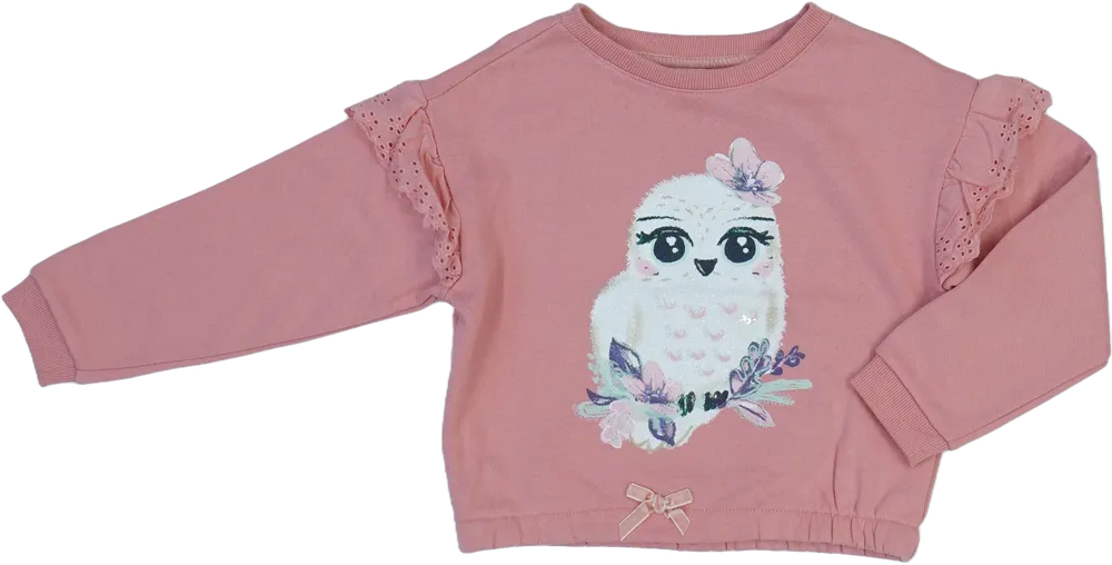 Rózsaszín DopoDopo Pulóver EU 116 / UK 6 év / US 6 év/S