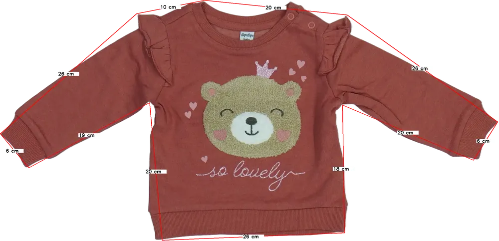 Rózsaszín DopoDopo Pulóver EU 74 / UK 6-9 hónap / US 6-9 hónap