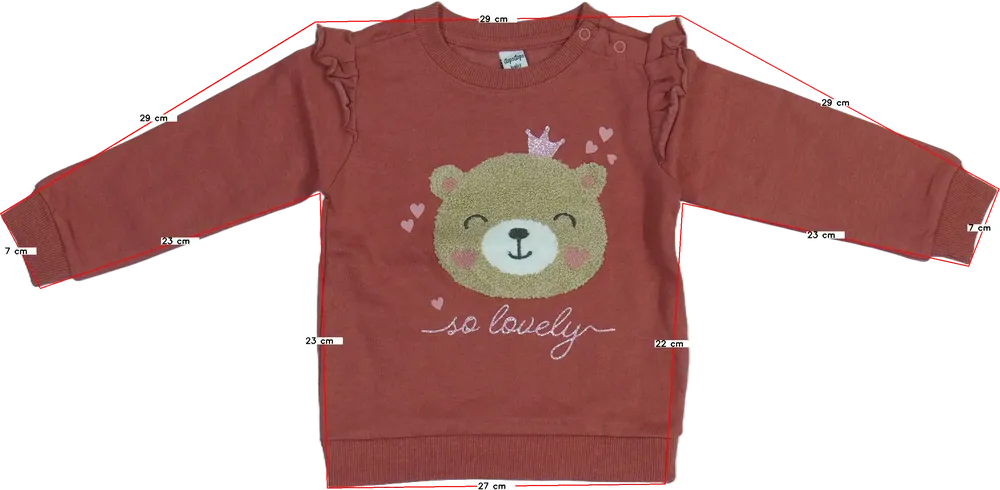 Rózsaszín DopoDopo Pulóver EU 86 / UK 12-18 hónap / US 18 hónap