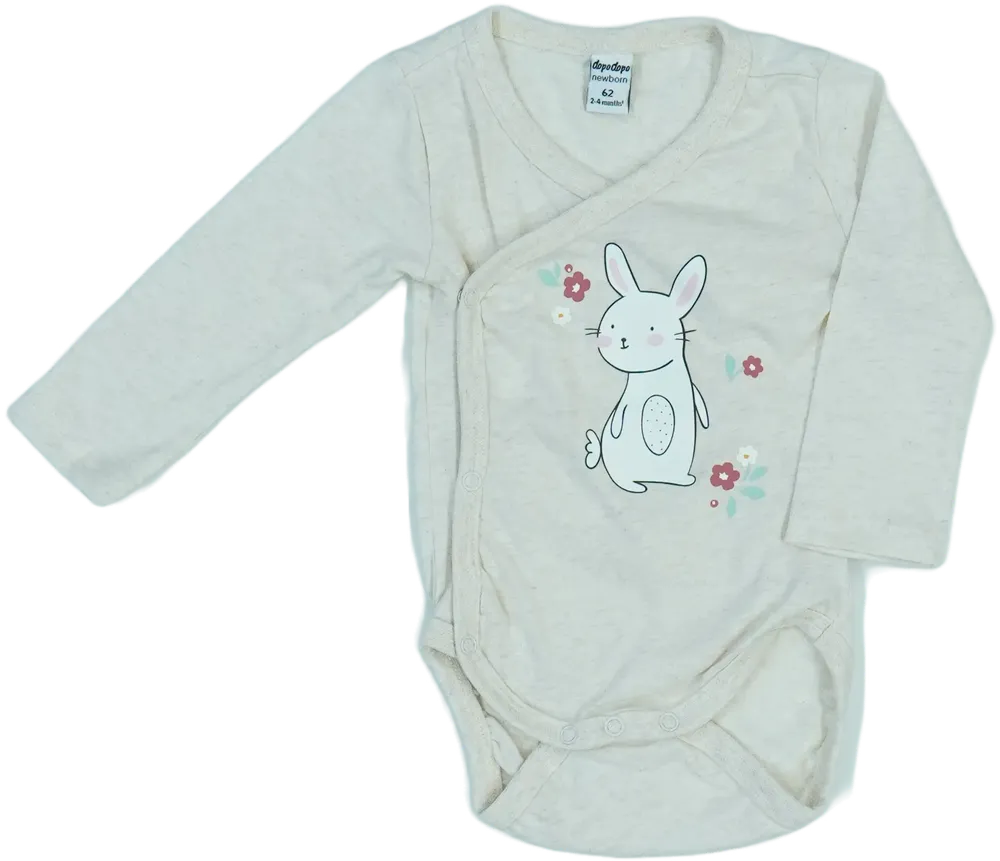 Barna DopoDopo Hosszú ujjú body EU 62 / UK 0-3 hónap / US 0-3 hónap