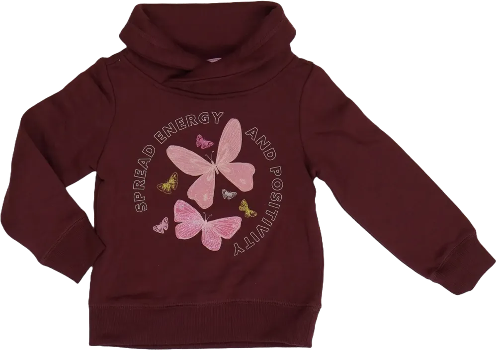 Bordó DopoDopo Pulóver EU 116 / UK 6 év / US 6 év/S