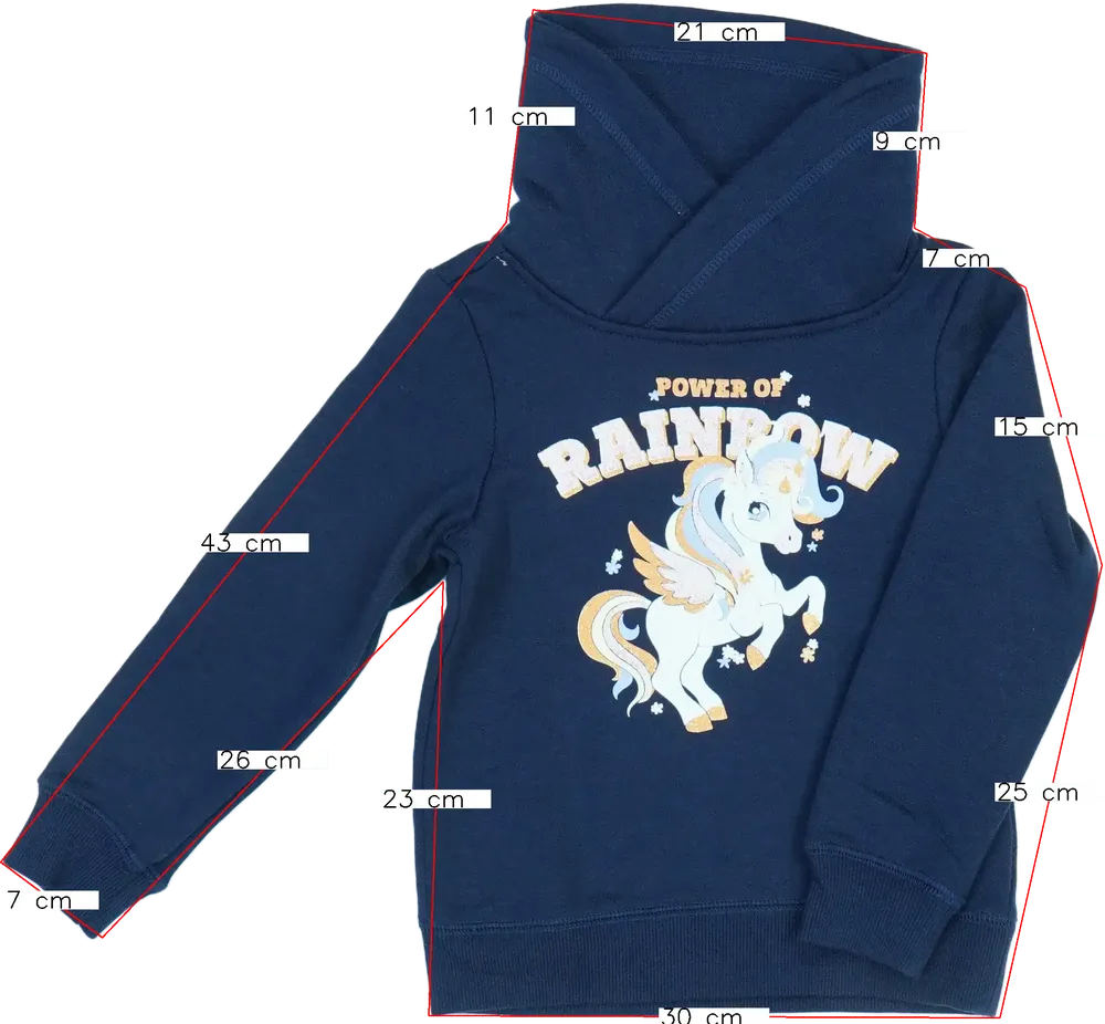 Kék DopoDopo Pulóver EU 110 / UK 5 év / US 5 év/XS