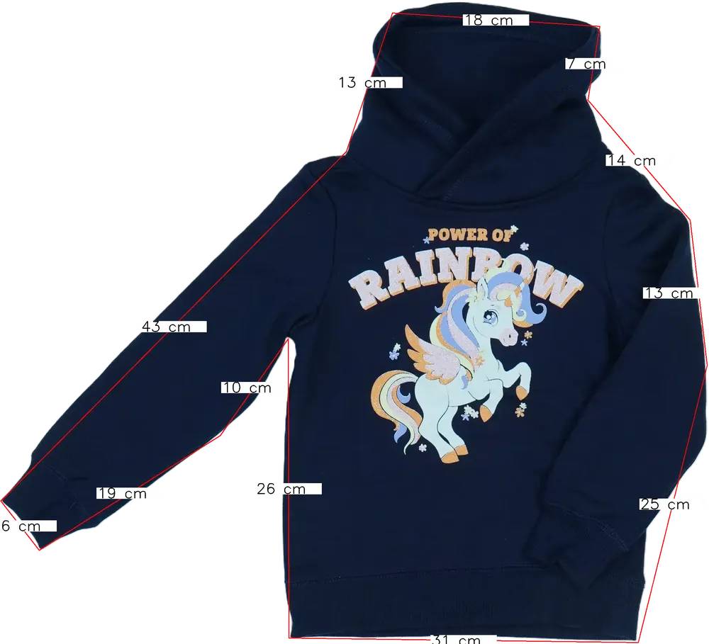 Kék DopoDopo Pulóver EU 116 / UK 6 év / US 6 év/S