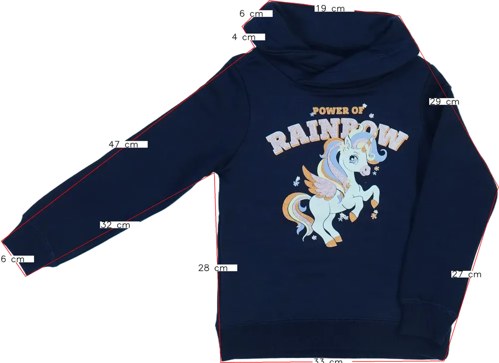 Kék DopoDopo Pulóver EU 128 / UK 8 év / US 8 év/M