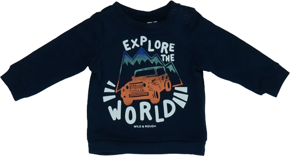 Kék DopoDopo Pulóver EU 74 / UK 6-9 hónap / US 6-9 hónap