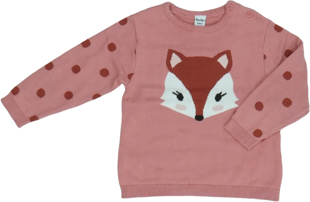 Rózsaszín DopoDopo Kötött pulcsi EU 80 / UK 9-12 hónap / US 12 hónap