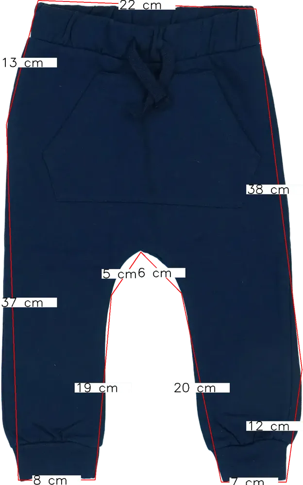 Kék DopoDopo Melegítőnadrág EU 86 / UK 12-18 hónap / US 18 hónap