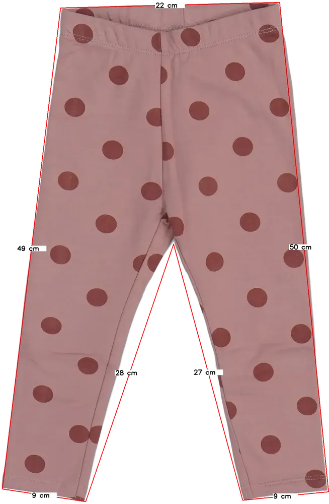 Rózsaszín DopoDopo Leggings EU 92 / UK 2 év / US 2T