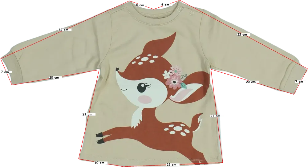 Barna DopoDopo Pulóver EU 74 / UK 6-9 hónap / US 6-9 hónap