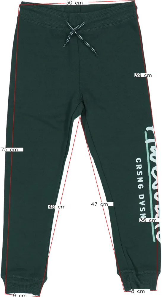 Zöld DopoDopo Melegítőnadrág EU 122 / UK 7 év / US 7 év/M
