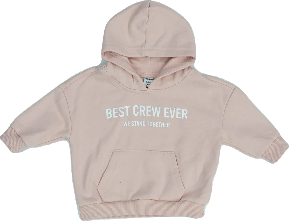 Rózsaszín DopoDopo Kapucnis pulóver EU 80 / UK 9-12 hónap / US 12 hónap