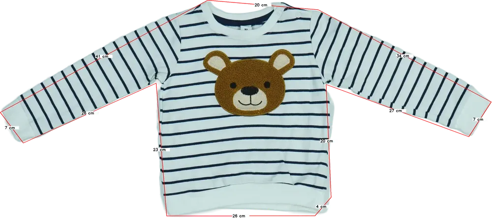 Fehér DopoDopo Pulóver EU 92 / UK 2 év / US 2T