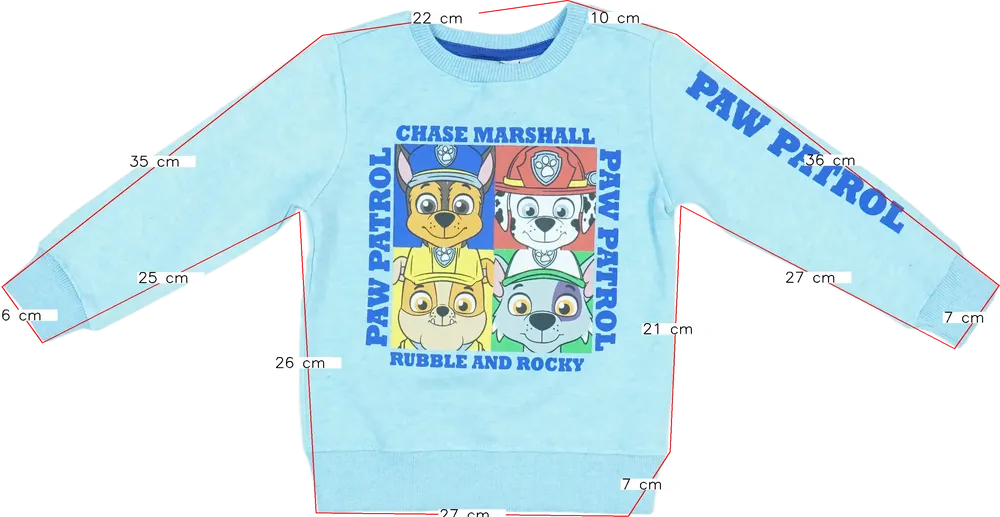 Kék Nickelodeon Pulóver EU 104 / UK 4 év / US 4T/XS