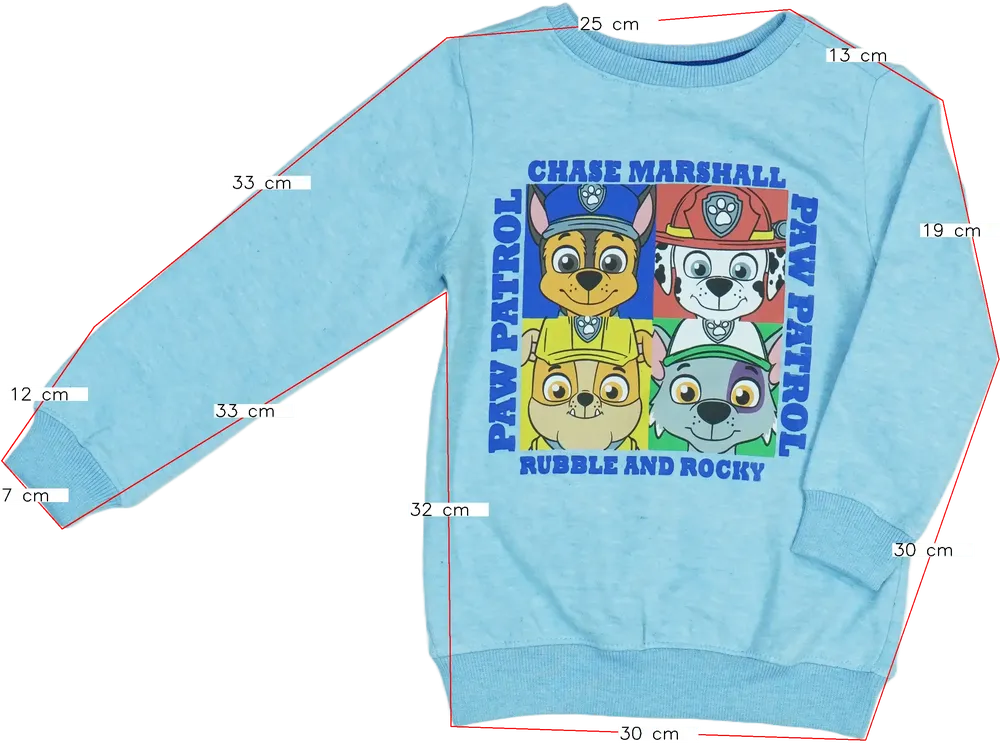 Kék Nickelodeon Pulóver EU 128 / UK 8 év / US 8 év/M