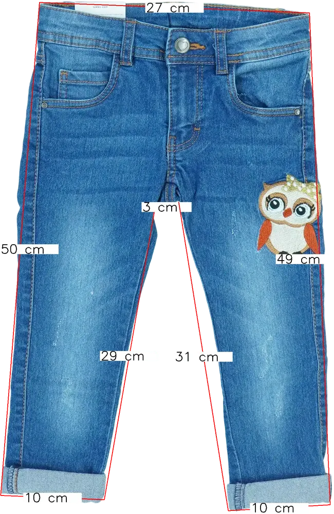 Kék DopoDopo Farmernadrág EU 98 / UK 3 év / US 3T