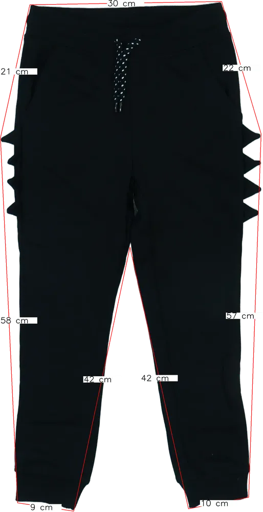 Fekete DopoDopo Melegítőnadrág EU 128 / UK 8 év / US 8 év/M