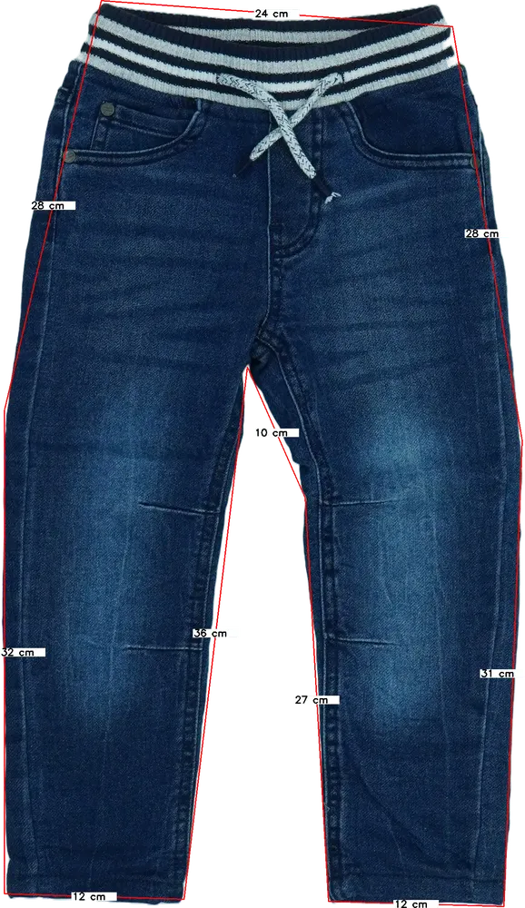 Kék DopoDopo Farmernadrág EU 98 / UK 3 év / US 3T