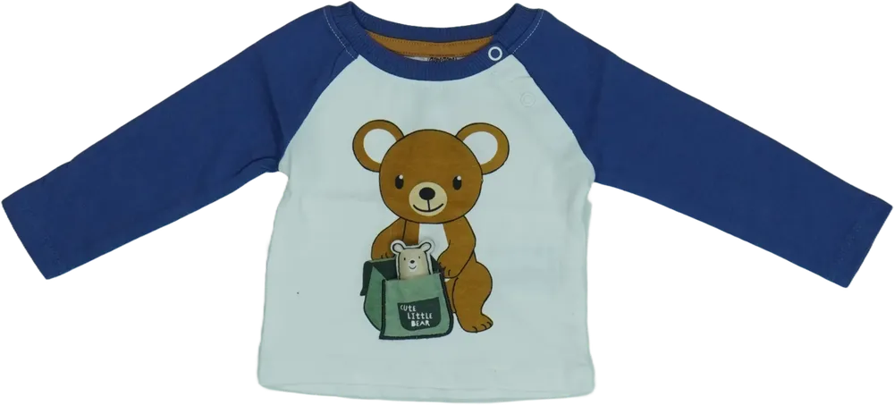 Fehér DopoDopo Hosszú ujjú felső EU 56 / UK Újszülött / US Újszülött