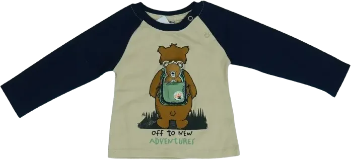 Barna DopoDopo Hosszú ujjú felső EU 74 / UK 6-9 hónap / US 6-9 hónap