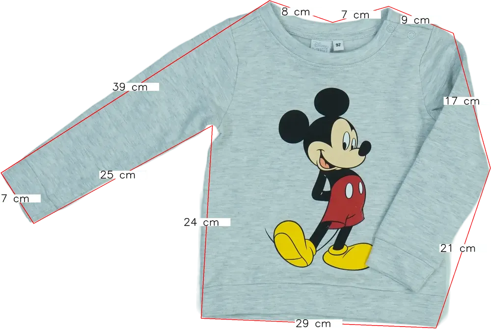 Szürke Disney Pulóver EU 92 / UK 2 év / US 2T