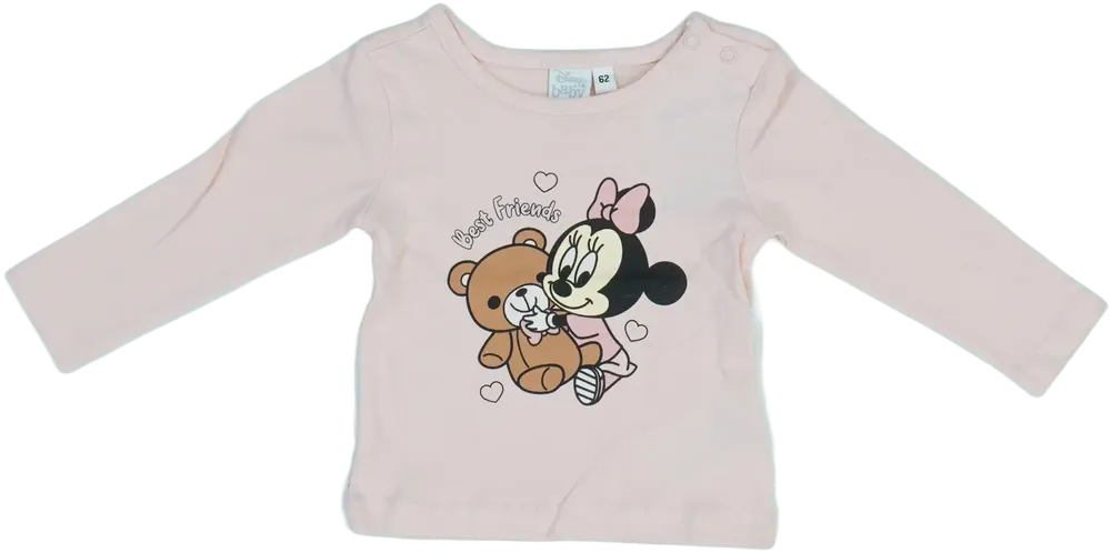 Rózsaszín Disney Hosszú ujjú felső EU 62 / UK 0-3 hónap / US 0-3 hónap