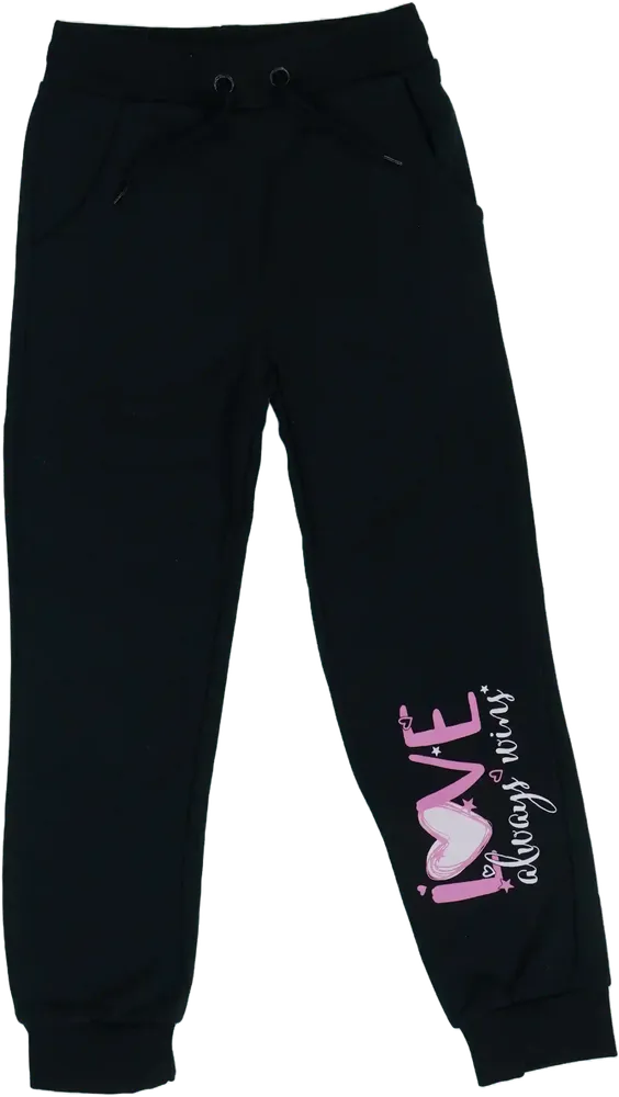 Fekete DopoDopo Melegítőnadrág EU 128 / UK 8 év / US 8 év/M