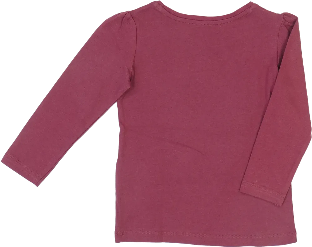 Bordó DopoDopo Hosszú ujjú felső EU 98 / UK 3 év / US 3T