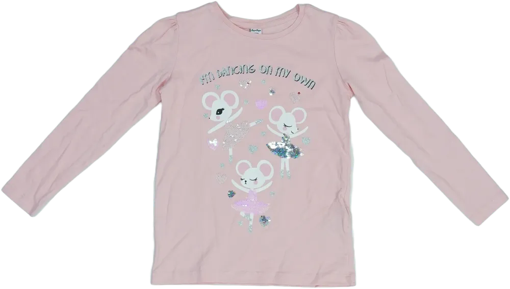 Rózsaszín DopoDopo Hosszú ujjú felső EU 128 / UK 8 év / US 8 év/M