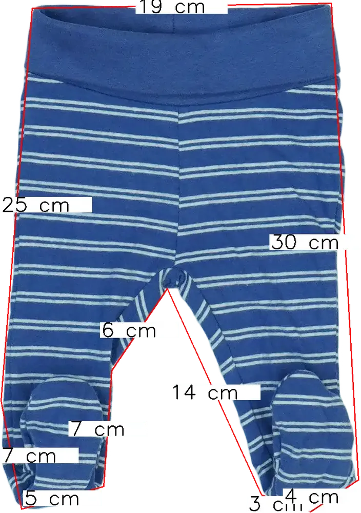 Kék DopoDopo Baby nadrág EU 62 / UK 0-3 hónap / US 0-3 hónap