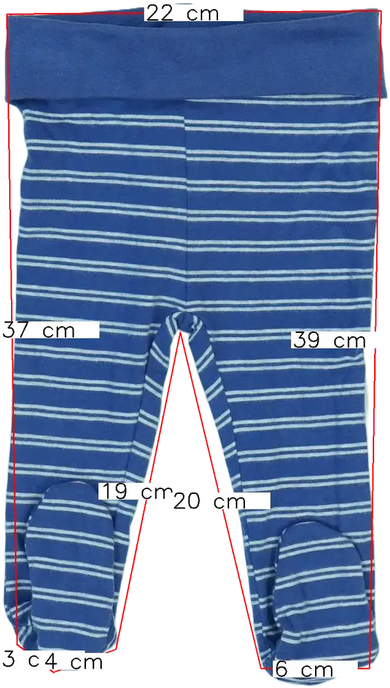 Kék DopoDopo Baby nadrág EU 74 / UK 6-9 hónap / US 6-9 hónap