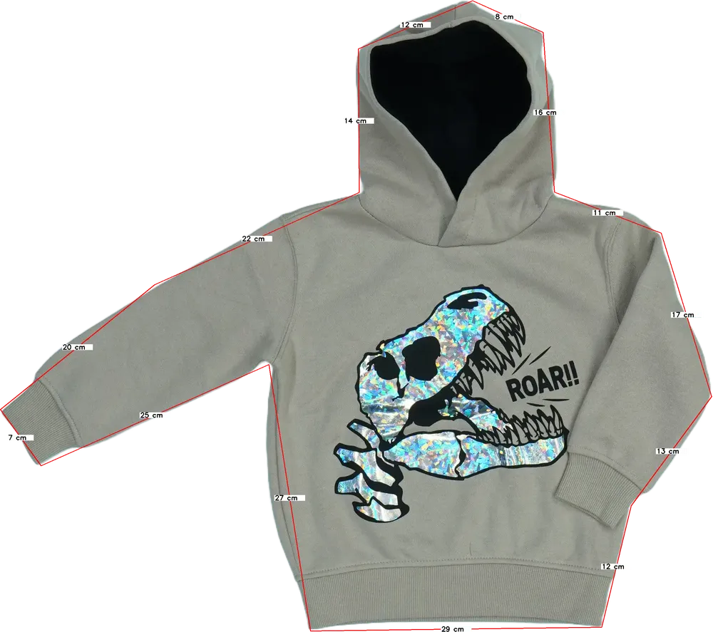 Barna DopoDopo Kapucnis pulóver EU 104 / UK 4 év / US 4T/XS