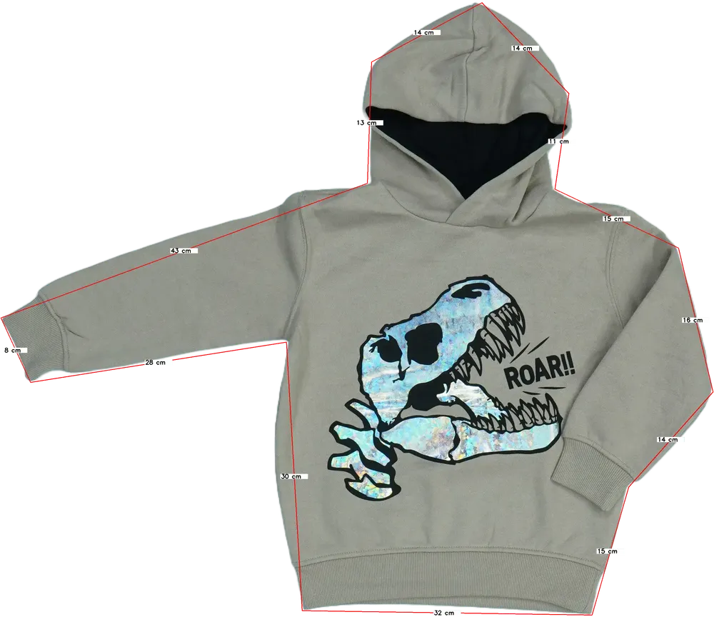 Barna DopoDopo Kapucnis pulóver EU 116 / UK 6 év / US 6 év/S