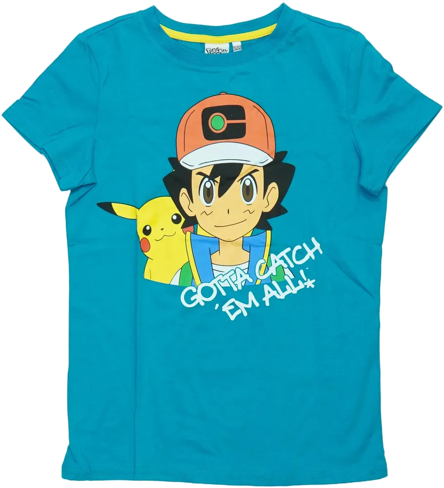 Kék Pokemon Póló EU 140 / UK 10 év / US 10 év/L