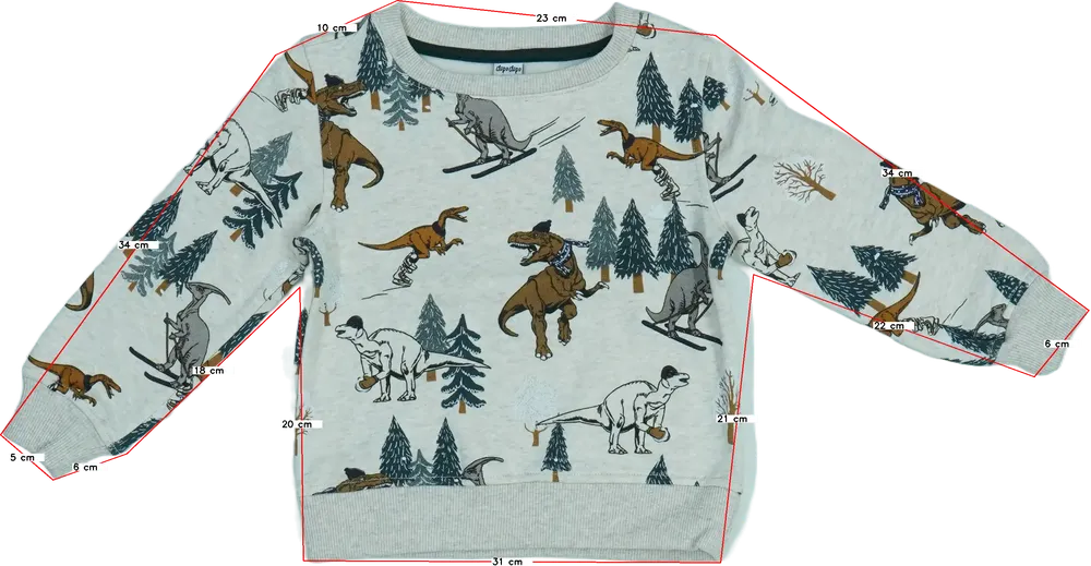 Barna DopoDopo Pulóver EU 98 / UK 3 év / US 3T