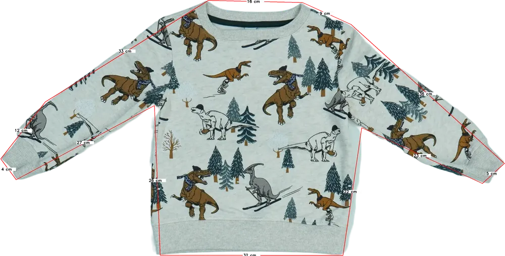 Barna DopoDopo Pulóver EU 104 / UK 4 év / US 4T/XS