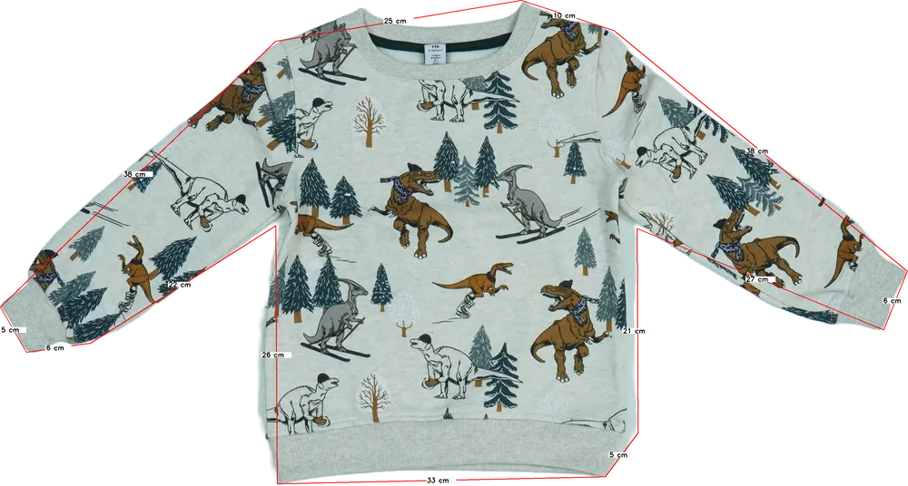 Barna DopoDopo Pulóver EU 116 / UK 6 év / US 6 év/S