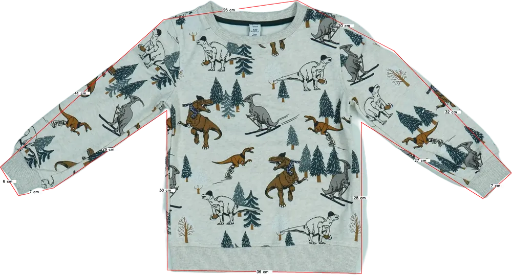 Barna DopoDopo Pulóver EU 122 / UK 7 év / US 7 év/M