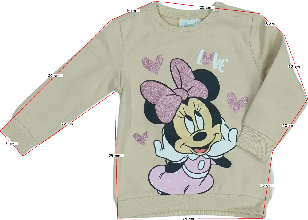 Barna Disney Pulóver EU 92 / UK 2 év / US 2T